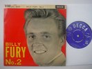 Billy Fury,Billy Fury No.2 EP,  Very rare,7