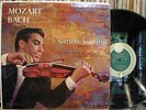 NATHAN MILSTEIN- MOZART CONCERTO NO. 5 / BACH CONCERTO NO. 1- NM- GREEN/GOLD