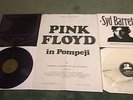 Syd Barrett Scarecrow set purple white color 2 LP+RARE Pompeii poster Pink Floyd