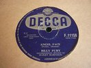 BILLY FURY 78. ANGEL FACE / TIME HAS COME ORIG. DECCA M-
