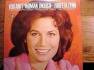 Loretta Lynn-You Ain't Woman Enough autographed lp record