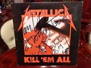 Metallica Kill Em All Autographed by all including Cliff Burton