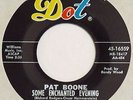 PAT BOONE Some Enchanted Evening DOT 45 popcorn NM ’63 Gold Star Studio 7”