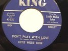 LITTLE WILLIE JOHN-DON'T PLAY WITH LOVE /HEAVEN ALL AROUND ME-R&B NORTHERN 45 on