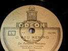 Rare 78 tours PORTUGAL Ô MEU MENINO FADO SOLITARIO DR ANTONIO MENANO