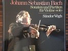 Johann Sebastian Bach Sandor Vegh Sonatas & Partitas for Solo Violin 6.35344 3LP