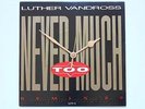 Vandross, Luther - Never too much 7-inch Vinyl Record Picture Sleeve Wall Clock