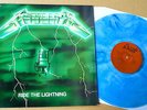 METALLICA Ride the Lightning LP SB 18026 BLUE VINYL NEAR MINT RARE