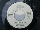 ALICE COOPER ? I GOT A LINE ON YOU ? 1988 NM RARE WHITE LABEL PROMO 43-08114