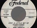 HERB HARDESTY Just a Little Bit of Everything MOD SOUL POPCORN promo 45 listen