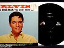 ELVIS PRESLEY-Big Boss Man-1967 Picture Sleeve & 45-RCA VICTOR #47-9341