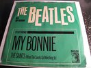 BEATLES w/ TONY SHERIDAN R&R pic sleeve 45 My Bonnie b/w The Saints VG+