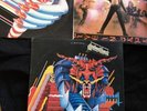 JUDAS PRIEST UNLEASED IN THE EAST LP DEFENDERS OF THE FAITH LP TURBO LP 3 LP'S