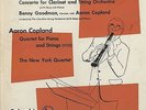 Benny Goodman Copland Clarinet Con Piano Quartet EX/EX+ DG6-eye Columbia ML-4421