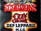 MONSTERS OF ROCK - 1986 - Konzertplakat - Scorpions - Osbourne - Bon Jovi - MA