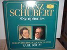 KARL BOHM     FRANZ SCHUBERT 8 SYMPHONIES     RARE DG STEREO GERMANY 5LP BOX NM+