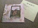LED ZEPPELIN IV - 1971 LP LATE 70'S GERMAN PRESSING WITH INNER SLEEVE EX