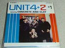 VERY RARE STEREO UNIT 4+2 - FEATURES CONCRETE AND CLAY COVER AND VINYL VG++