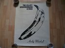 Velvet Underground & Nico - Vintage black and white Banana poster Andy Warhol