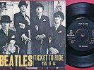 BEATLES - Ticket to ride DARK YELLOW 7