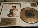 Elvis Presley (Teddy Bear) 24KT Gold Plated Record, Limited Edition 842/1,000