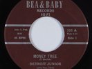 Blues 45 DETROIT JUNIOR Money Tree BEA & BABY HEAR