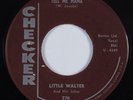 Blues 45 LITTLE WALTER & HIS JUKES Tell Me Mama CHECKER HEAR