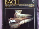 J S BACH 6 Violin and Cembalo Sonatas Grumiaux 2LPs Philips Mono NM AL3487-8