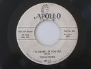 VOCALTONES I'll Never Let You Go / My Version Of Love Apollo WLP Doo Wop 45 HEAR