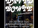 David Bowie live concert at Liverpool 4th of September 1972 A4 size poster print