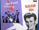 GENE VINCENT & BLUE CAPS - Blue Jean Bop - Australian VINYL LP Turquoise Label