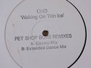YOKO ONO Walking On Thin Ice white label promo vinyl 12