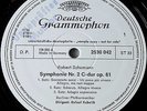 Schumann: Symphony No.2 - Kubelik **Deutsche DG White Label Promo LP**