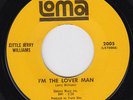LITTLE JERRY WILLIAMS I'm The Lover Man NORTHERN SOUL superb 45 Swamp Dogg HEAR