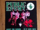PUBLIC ENEMY / SHUT EM DOWN ...PETE ROCK MIXX/ RARE RAP 45 PICTURE COVER