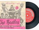 9206 THE BEATLES - A HARD DAYS NIGHT - RARE NORWAY 45/PS