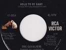 Northern Soul - The Cavaliers - Hold to my baby - original US RCA Victor label