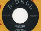 GENE LEWIS Crazy Legs R-DELL Rare West Coast Rockabilly 45