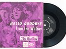 9212 THE BEATLES - HELLO GOODBYE - RARE NORWAY 45/PS