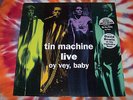 TIN MACHINE Live Oy Vey, Baby LONDON RECORDS 1992 Holland press DAVID BOWIE NM