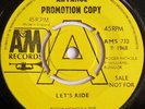 ROGER NICHOLS & THE SMALL CIRCLE OF FRIENDS-LETS RIDE/LOVE SO FINE-A&M 732 EX