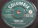 THE FIVE CHESTERNUTS - TEENAGE LOVE -  ORIG UK 7