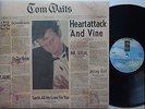 TOM WAITS Heartattack And Vine ORIGINAL Lp AUSTRALIA 1980 OZ VINYL w/Insert EX
