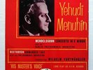 ALP 1135 - MENUHIN, FURTWANGLER - MENDELSSOHN concerto BEETHOVEN romances HMV LP
