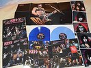 KISS CHARLESTON 1983 2 LP ALBUM BLUE VINYL CREATURES TOUR POSTER & POSTCARDS