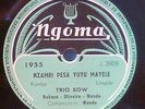 CONGO 78 RPM NGOMA 1955 TRIO BOW WENDO KOLOSOY LISTEN