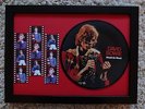 DAVID BOWIE KNOCK ON WOOD 40th ANNIVERSARY DISC PRESENTED IN A BLACK FRAME