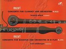 Mozart Clarinet Bassoon Con Wlach Oehlberger Rodzinski EX Westminster WL-5307