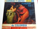 Cumbias Y Gaitas Famosas De Colombia Vol. 2 LP Colombia MONO Cheesecake Cover