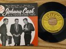 Rare Johnny Cash w/The Tennessee Two 45 EP w/picture sleeve Sun #114 NICE